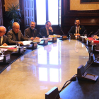 Imatge de la reunió de la Mesa el passat 23 de gener.