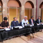 D'esquerra a dreta, Jaume Descarrega, Jean Marc Segarra, Josep Fèlix Ballesteros, Mariano Herráiez i Rafael Pallero.