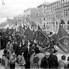 Desfilada de les joventuts antifeixistes al Balcó del Mediterrani, 23 de març de 1937.
