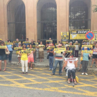 Juristes per la República se han sumado a la protesta silenciosa que se hace cada día a los Juzgados de Tarragona.