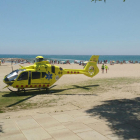 El nen va ser evacuat a l'Hospital Sant Joan de Déu en helicòpter.
