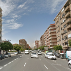 Imatge de l'avinguda del Port de València.