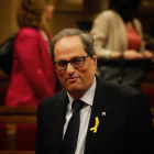El presidente de la Generalitat, Quim Torra, quiere restituir a todos los consellers del anterior gobierno.