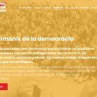 Òmnium Cultural ha posat en marxa el web 'Testimonis de la democràcia' dins del projecte 'Us volem a casa'.