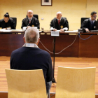 Imagen del acusado durante el juicio celebrado en la Audiencia de Girona.
