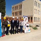 El director territorial de Caixabank en Cataluña, Jaume Masana, visitó las obras del nuevo centro La Muntanyeta Bonavista.