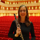 Blanca Sans, a l'auditori, treballa com a ajudant d'oboè solista a la JönKöping Sinfonietta.