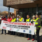 Imatge de la concentració davant la subdelegació de Govern de Tarragona.