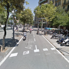 L'atropellament es va produir a la confluència dels carrers Pau Claris i Avinguda Diagonal.