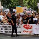 Afectados de todo el Estado llevaron su protesta a Madrid.