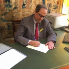 El president Torra signa el decret de nomenament dels nous membres del Consell Executiu
