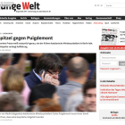 La notícia sobre la vigilància a Puigdemonet ha obert la portada  del rotatiu i la seva edició digital.