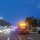 L'accident es va produir cap a les 9 del vespre a la cruïlla entre la carretera de Barcelona i l'Avinguda Espanya.