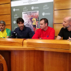 Imatge de la roda de premsa de la presentació de la cursa, organitzada pels Runners El Vendrell i la regidoria d'Esports de l'Ajuntament.