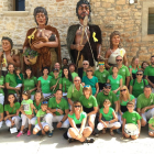 Los Gralleros y Gegantes de l'Espluga han participado en la Festa Major de Vallclara.
