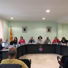 Imagen de archivo de un pleno del Ayuntamiento de la Bisbal del Penedès.