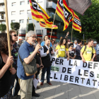 Imatge de la concentració, celebrada a dos quarts de set de la tarda a la plaça Imperial Tarraco.