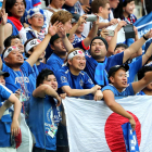 Fans de Japó durant el partit contra Polònia