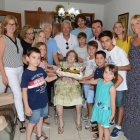 La pobletana Ana Esmeralda Durán ha celebrado sus 100 años rodeada de la familia.