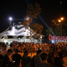 L'exterior de la carpa on s'ha celebrat la 14a edició del Festival Deltebre Dansa.