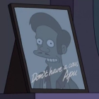 Imatge del capítol en el qual els creadors de la sèrie van voler contestar al controvertit documental sobre Apu.