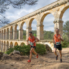 Els corredors han pogut gaudir de la cursa tot i l'amenaça de pluja