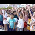 Una imatge del video de l'escola Misericòrdia.