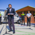 Villamayor, en la presentació de les patrulles de proximitat i les oficines mòbils el 24 d'octubre.