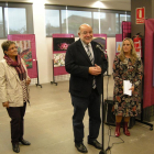 El subdelegat del Govern a Tarragona amb Marta Argentina i la cap de la Unitat contra la Violència de Gènere, María Josefa Clavero