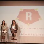 Diana Coromines, Cristina Altadill i Elisenda Paluzie van respondre ahir a les preguntes del públic.