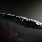 Imatge de l'Oumuamua.