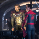 Tom Holland y Jake Gyllenhaal en la película 'Spider-man: lejos de casa'
