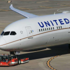 Imagen de archivo de un avión de la compañía United.