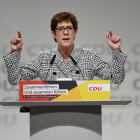 La secretaria general de la CDU y candidata al liderazgo del partido, Annegret Kramp-Karrenbauer