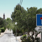 Entrada de la finca Villa Urrutia, que fa anys va albergar un restaurant i sala de banquets.