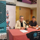 El alcalde de Tarragona y consejero de Cultura, Pau Ricomà, con el coordinador del Psicurt, Jaume Descàrrega.