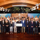 Els assistents a la reunió de la Taula de Treball Permanent per una Candidatura Olímpica d'Hivern Pirineus-Barcelona amb el COI, el juny passat.