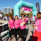 Imatge de la caminada i cursa contra el càncer de mama a Segur de Calafell.