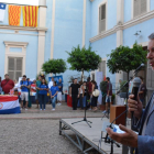 El alcalde Pau Ricomà en el acto celebrado el sábado en la Casa Canales.