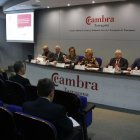 Presentació de la conjuntura de l'economia del Camp de Tarragona i de les Terres de l'Ebre el tercer trimestre de l'any, a la Cambra de Comerç.
