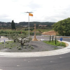 Image de la nueva rotonda de la Riera de Gaià.