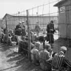 Imagen del campo de concentración de Bergen Belsen.