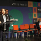 La alcaldesa de Barcelona, Ada Colau, durante la intervención en el congreso mundial de CGLU, a Durban