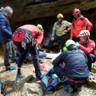 Seis heridos, uno grave, balance final de los escaladores accidentados en el Ripollès