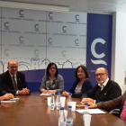 Imatge de Camí Mendoza i  amb el subdelegat del govern.