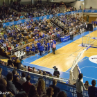 Imagen del Pabellón del Serrallo, el lugar de Tarragona donde más se vive la intensidad del baloncesto.