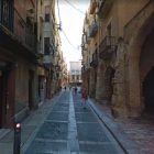 El carrer de la Merceria on, segons Segovia, es van produir quatre robatoris de mòbils en un dia.