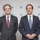 Jordi Gual, president de CaixaBank, i Gonzálo Cortázar, conseller delegat de CaixaBank.