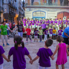 La plaza de los Sedassos ha acogido, hoy por la tarde, una nueva edición del baile de grallas infantil.