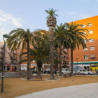 Bloques de viviendas en la plaza dels Infants, en una imagen del pasado febrero.